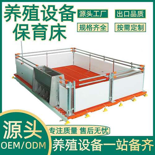 正红畜牧养殖设备pvc板仔欧式保育床养殖场小保育产床