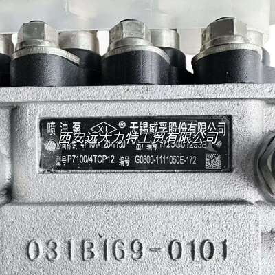 原装燃油泵4P101 G0800-1111050E-172 P7100/4TCP12用于玉柴41