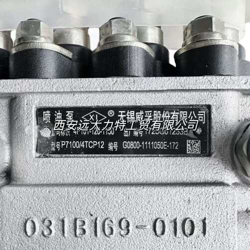 原装燃油泵4P101 G0800-1111050E-172 P7100/4TCP12用于玉柴41
