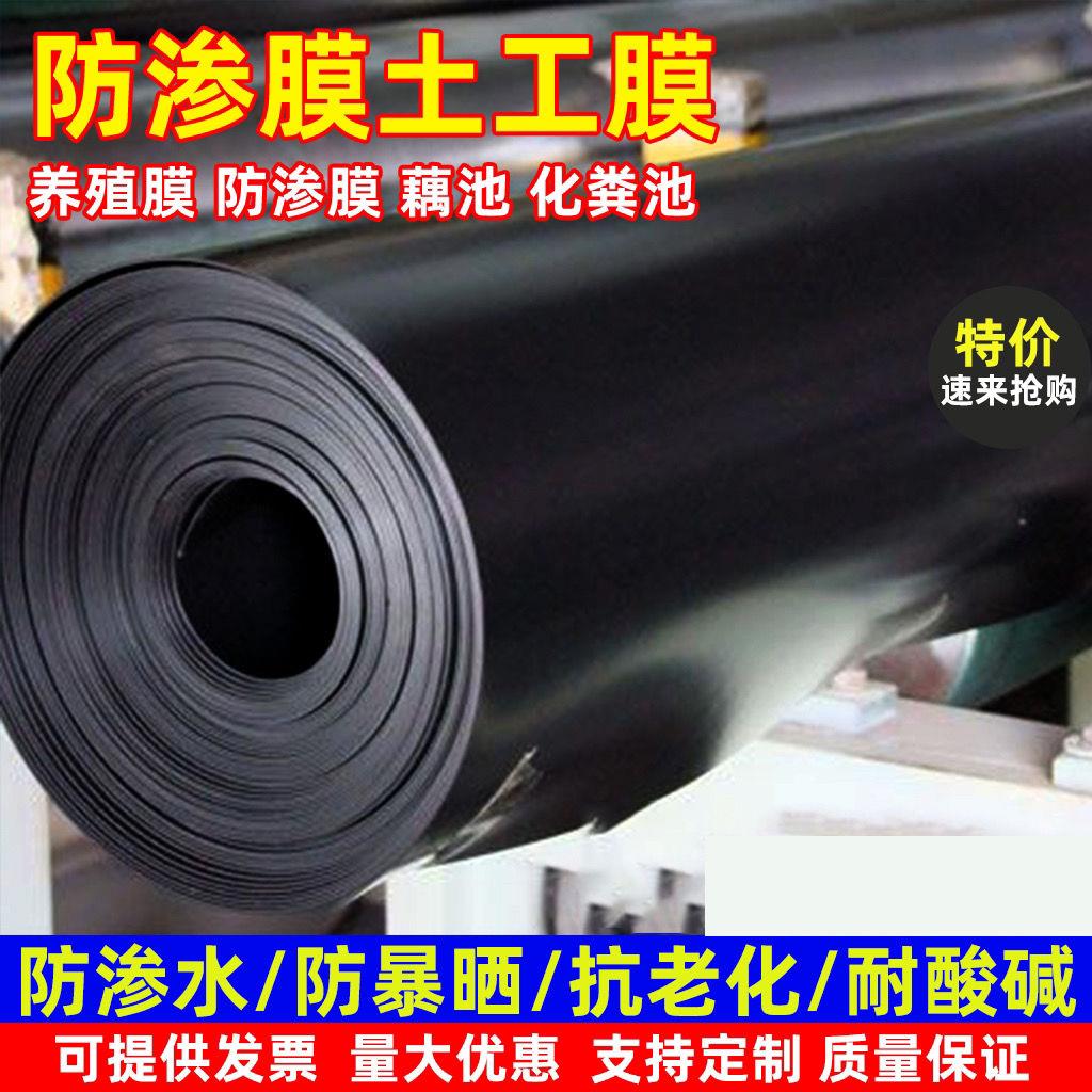 鱼塘防渗膜加厚塑料布防漏土工膜养殖膜鱼塘膜护坡屋顶漏水防水布