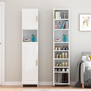 单门鞋柜家用门口入户省空间环保实木颗粒板双门鞋柜阳台储物定做