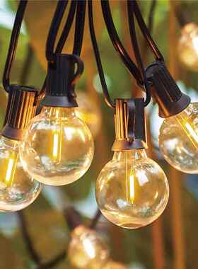 工厂销货直G4铜线灯串暖光彩色低压圣诞源QUU装饰灯串中0山