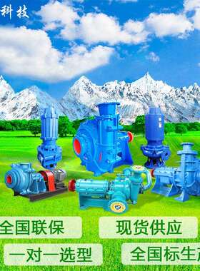 山东东泵矿用渣浆泵扬程渣浆泵杂质泵砂砾泵脱硫泵A49
