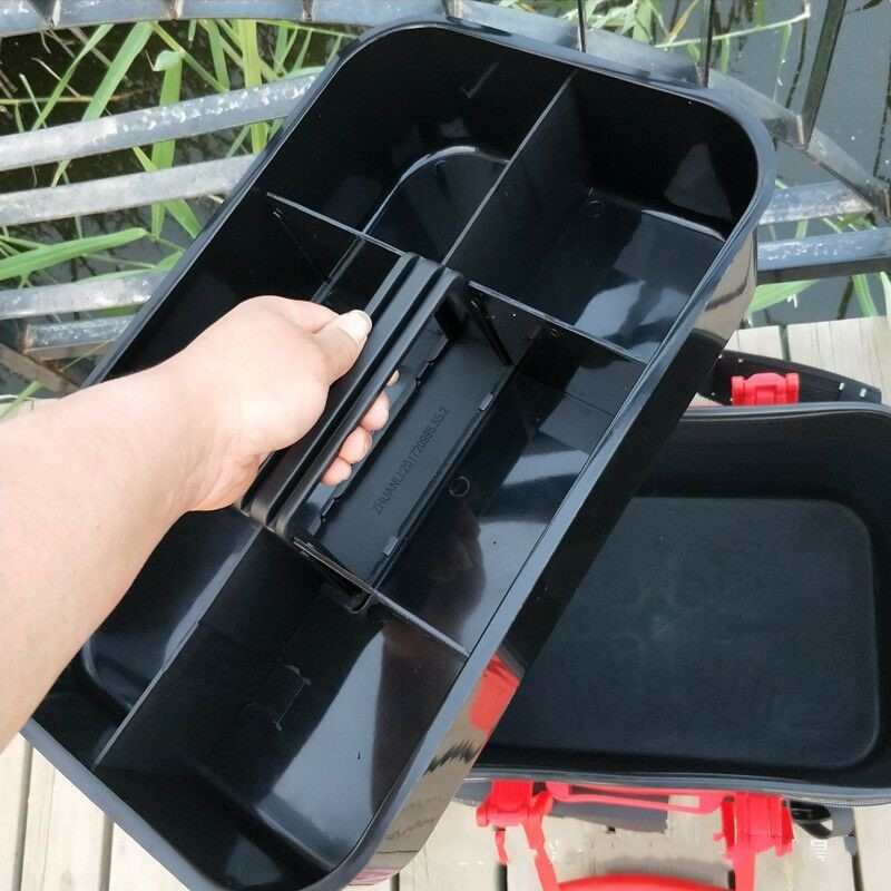 一体成型矶钓箱钓鱼桶装鱼桶超轻可坐多功能钓鱼箱路亚箱带储存盖