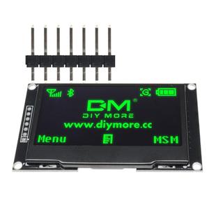 綠顯示oled分辨率42spi 顯示器模塊白顯示寸顏色 128x64黃.2藍
