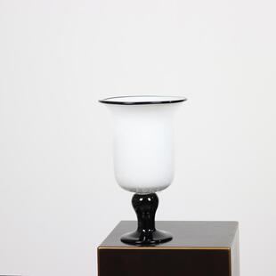 芬顿大口玻璃花瓶客厅鲜花干花复古风软装饰摆件插花花艺手工