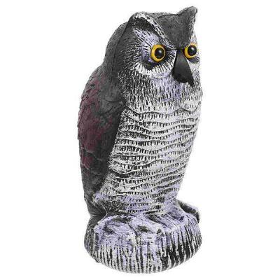 Garden Owl Decoration for Patio Ornament Artificial