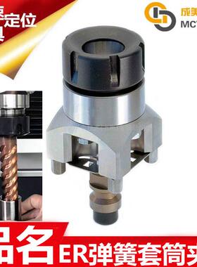 快速装夹夹圆弹簧套筒夹头锁嘴夹具夹持座治具工装-008566