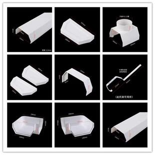 PVC天沟排水槽 屋檐雨水槽 种植槽喂食槽 U型房檐接水槽 排水配件