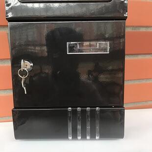 新楼盘家用H2803挂墙防邮箱家门口带式 锁信报箱欧邮庭园室外雨筒