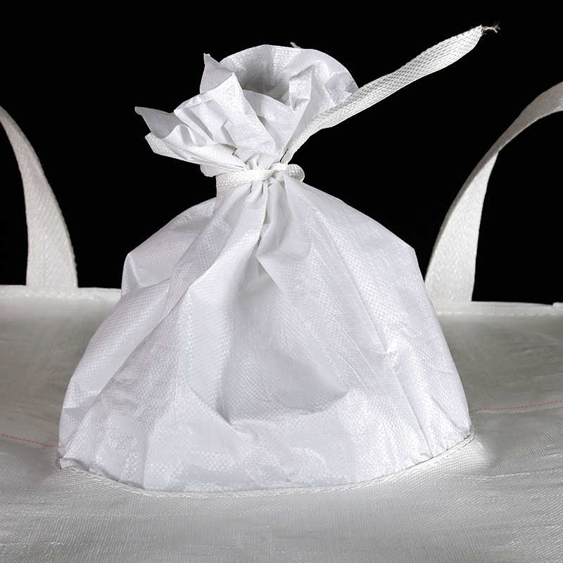 厂家供应井子托底四吊环吨袋 上下料口吨包袋 pp新材料大开口吨袋