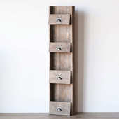 手工客厅杉木靠墙木质花架壁挂收纳工具名宿工艺品木制墙上架