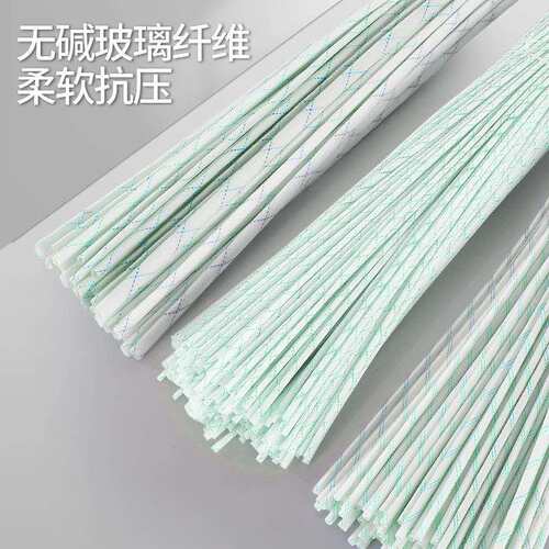 黄缘腊管高温管绿线条黄蜡管玻璃绝纤维m(400色套管