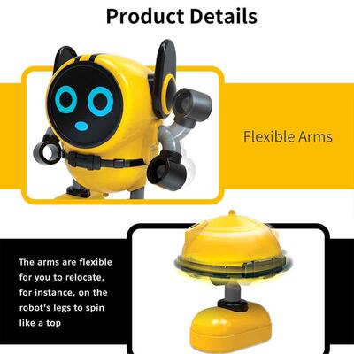 Bibi Elf Spinning Top Robot Battle Novelty Game Toy Gyro Pu