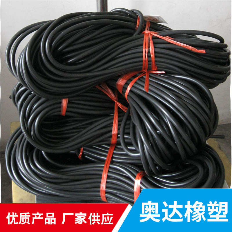 专业生产   氟橡胶圆棍  氟橡胶密封圈   橡胶制品奥达装饰条四氟