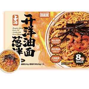 山姆代购云仟味开洋葱油拌面3分钟即食8份装劲面堂上海风味快手菜