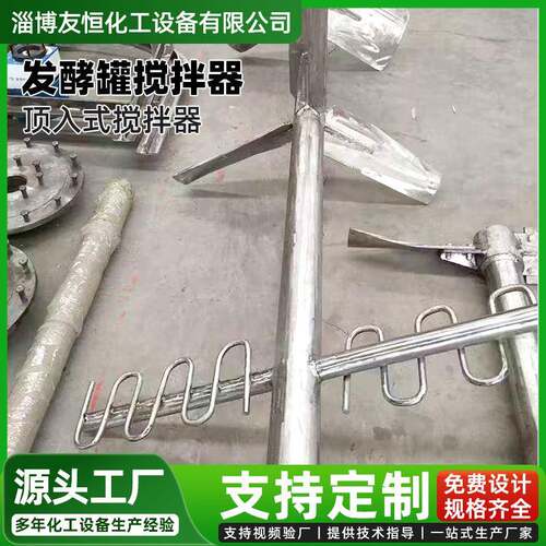 二级种子扩培罐搅拌器化灰池发酵罐搅拌装置锂电高盐废水搅拌器