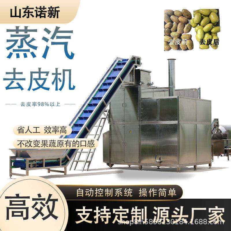 南瓜去皮设备佛手瓜蒸汽去皮机洋葱粉加工去皮机