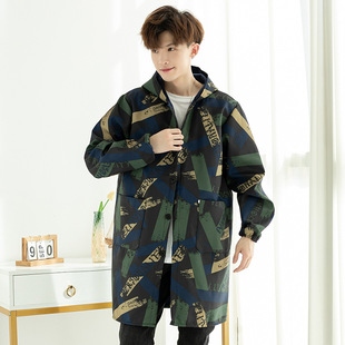 做饭防油烟炒菜穿的厨房罩衣防护服带帽子围裙女家用防水防油衣服