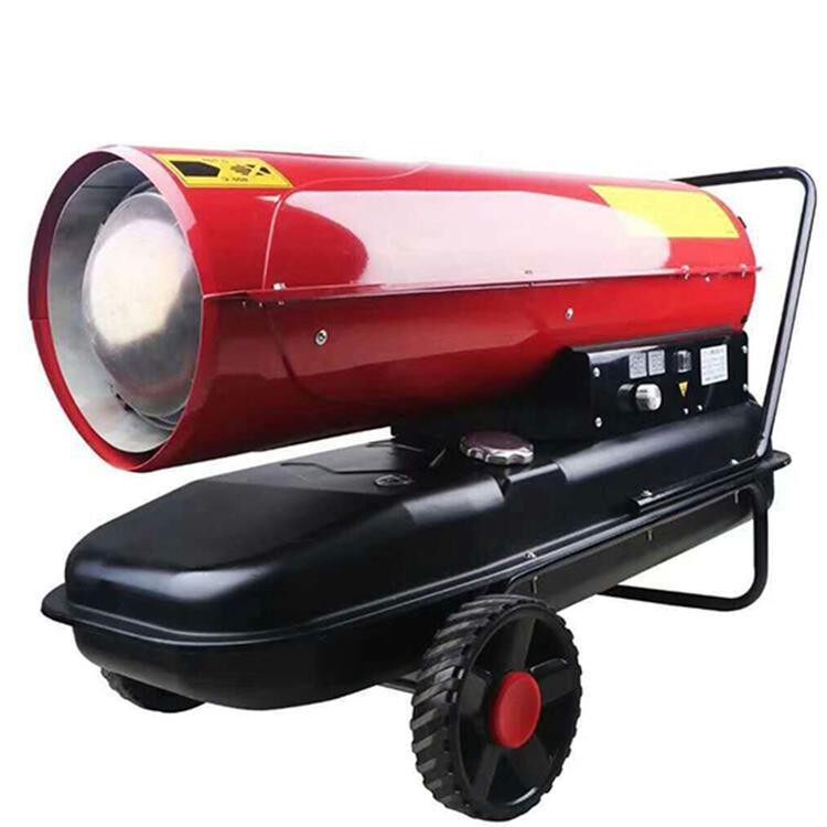 666小型工业燃油暖风机 厂房大功率柴油取暖器 大棚养殖育雏热风