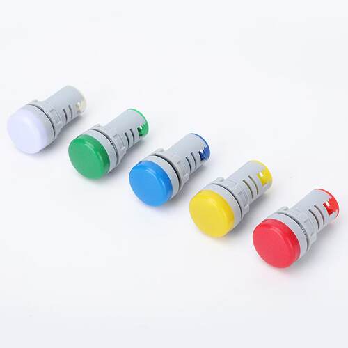 AD16信号指示灯印度外贸款信号灯工作22MM12v24v220v信号灯