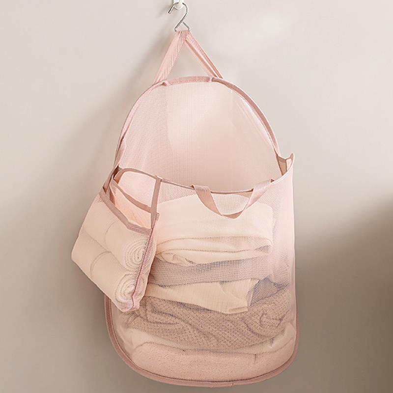 脏衣服收纳筐壁挂式浴室衣物篓内衣桶洗衣篮家用卫生间挂墙可折叠