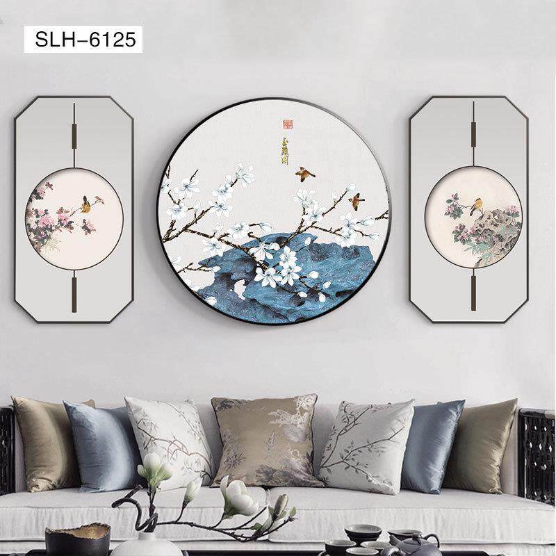 新中式客厅装饰画沙发背景墙挂画现代装饰画