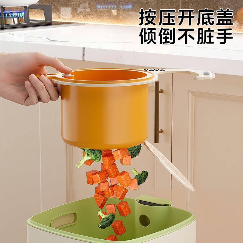 可挂式离水/沥渣水篮按压式挂篮厨房多槽功能水槽分食物残过滤篮