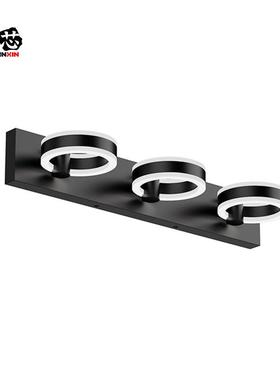 美式气灯LED镜前化42221妆镜灯梳妆间镜子灯创大意卫生浴室灯具