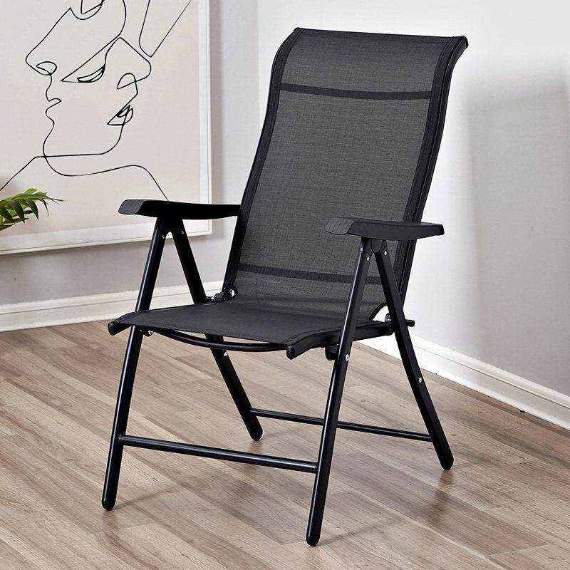 折叠椅子家用可携式办公午休午睡坐躺两用户外休闲 电脑椅靠背椅