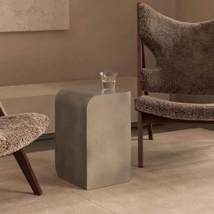 中古风不锈钢边几茶几客厅家用小户型现代简约异形咖啡桌设计师款