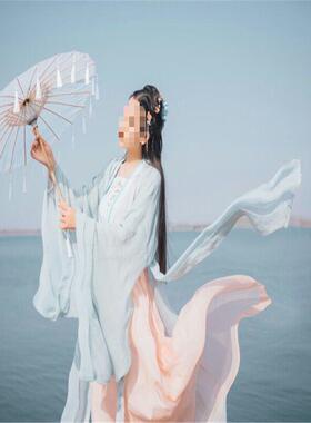 臻选汉服古代古装摄影道具汉服花伞古苏飘纱伞拍照网红直播舞蹈伞