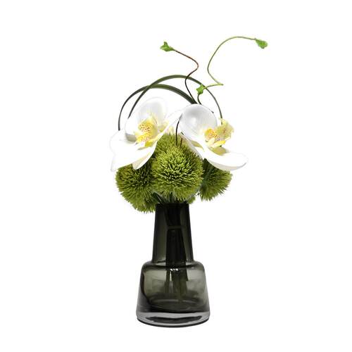 仿真花艺绿植洽谈桌样板房酒店现代简约茶几客厅餐桌花洗漱台摆设