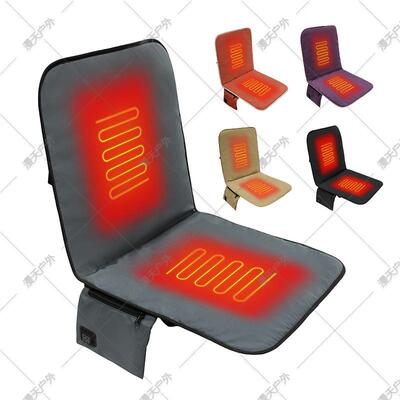 漫天户外露营防水加热坐垫USB可控温便携式春亚纺露营坐垫