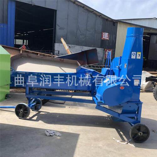 牛羊养殖饲草切断机皇竹草青草秸秆揉丝机地瓜秧柴油机青储粉碎机