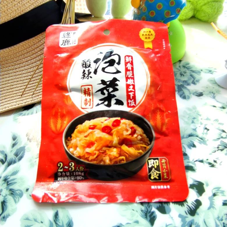 温州特产绿鹿酸辣泡菜108g*10袋咸菜国版农家韩式泡菜煮面 下饭菜