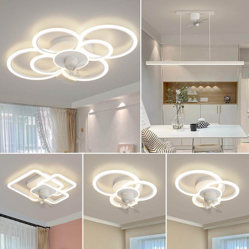 客厅风扇灯简约现代2025年新款吸顶灯饰广东中山全屋灯具套餐组合