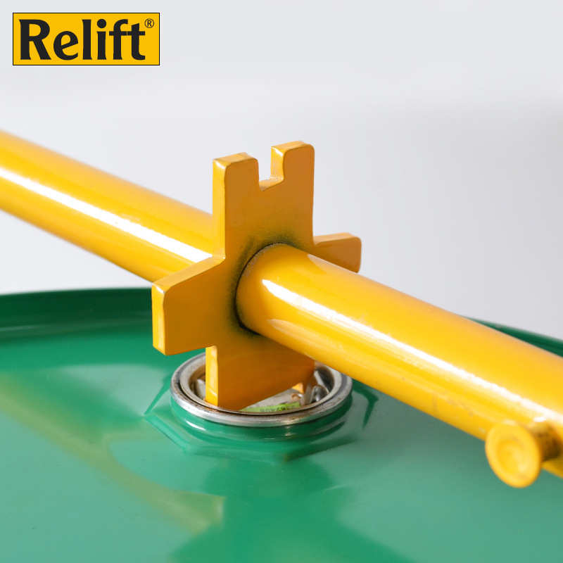 锐励DC500低位手动油桶搬运车500kg便携式简易手推油桶车移动