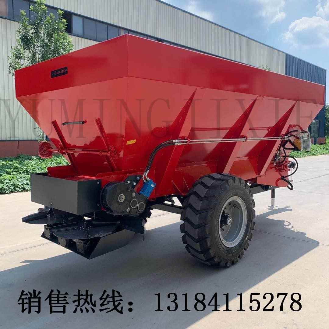 供应农业有机肥抛粪机撒粪车多型号容量撒粪施肥设备撒粪施肥机