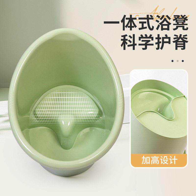 儿浴童洗澡桶宝桶宝泡家澡婴儿加厚97019可坐浴桶盆用浴缸大号小
