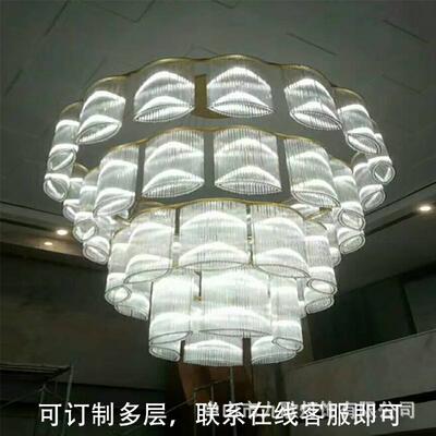楼后代水晶qsjd-22厅灯简约客厅灯餐中空别墅温馨卧室简约复现式