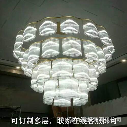 后现水灯晶qsjd-22简约客厅代温灯餐厅中空别墅馨卧室简约复式楼
