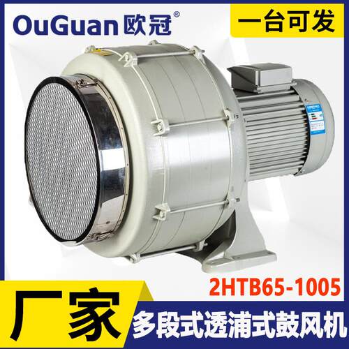 欧冠2HTB65-1005 吹吸两用透浦式鼓风机 气体输送多段式中压风机