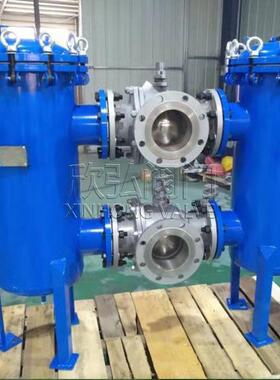 SVS20双筒过滤器 快开 高低 不锈钢 异径 欣弘阀门