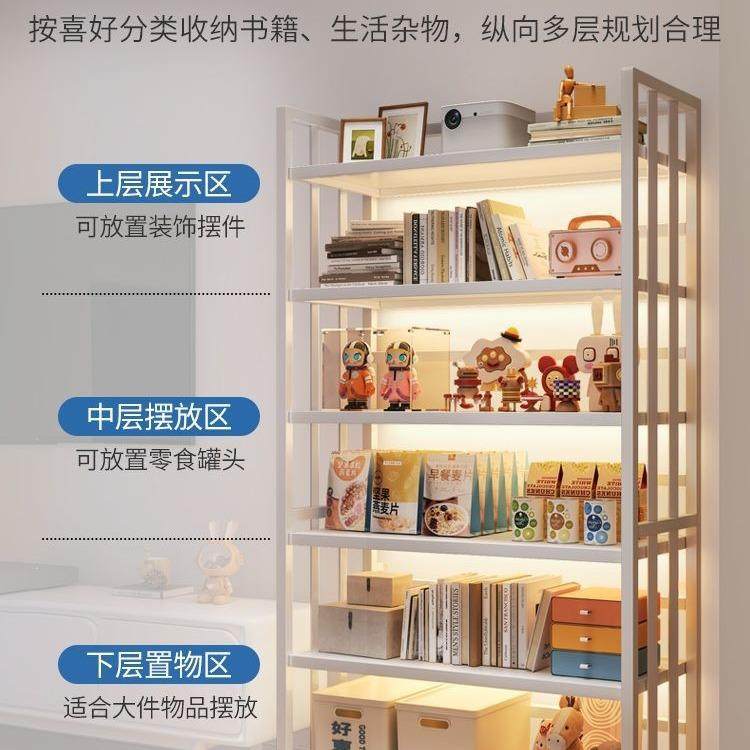 置书XTW物落地多层收艺纳架铁货架展示架简易架多层客厅储物架架