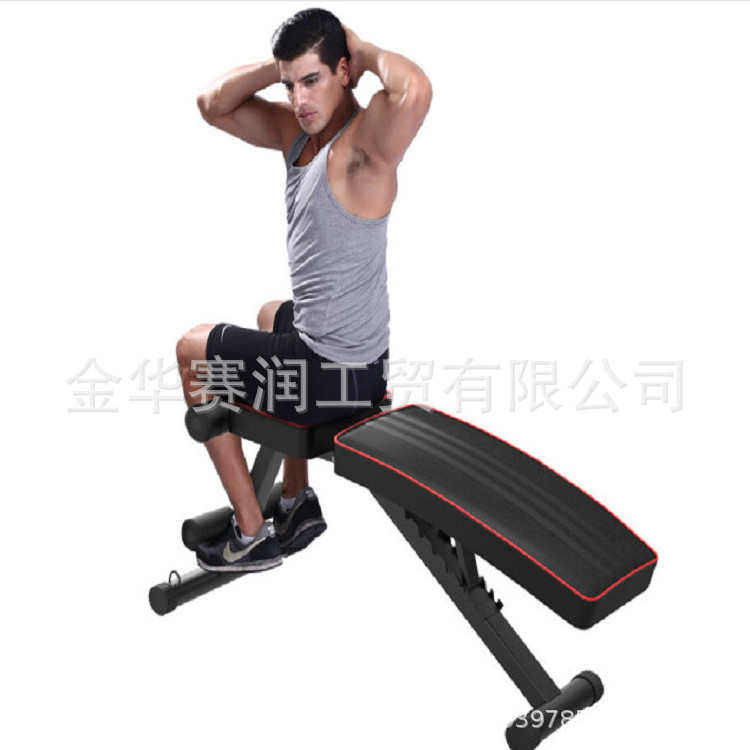 功能健身器材椅腹肌推家用仰卧起坐健身飞鸟凳卧男板辅助凳哑铃