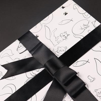 一树的猫生日礼物盒空盒子送男生情人节高级感手提袋包装鞋盒大号