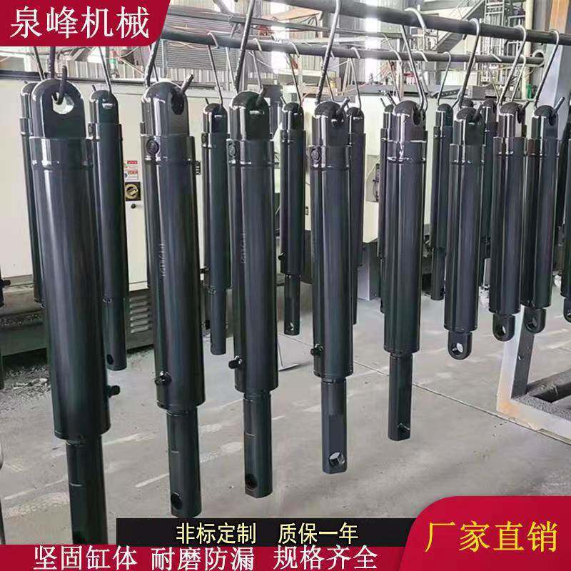 供应液压油缸双向耳环法兰工程液压缸电动升降机货梯提升油缸