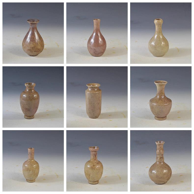 仿古瓷器 复古做旧南宋风格 哥窑开片花瓶 摆件 古董古玩老货收藏