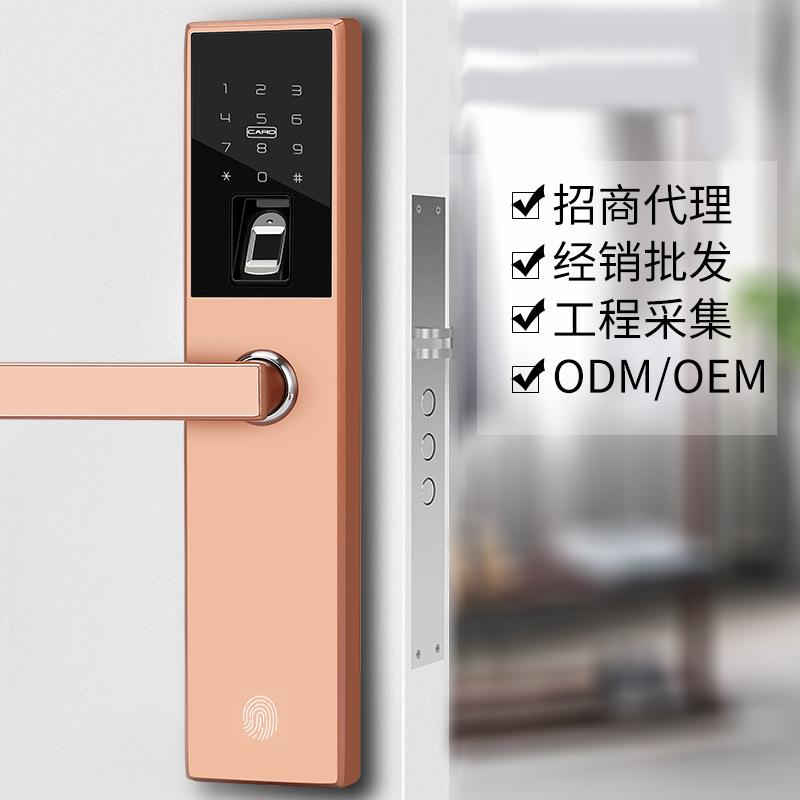 JD2进JXD-2X户门智能锁电子密码指纹-解锁家用盗门刷卡开锁全自动